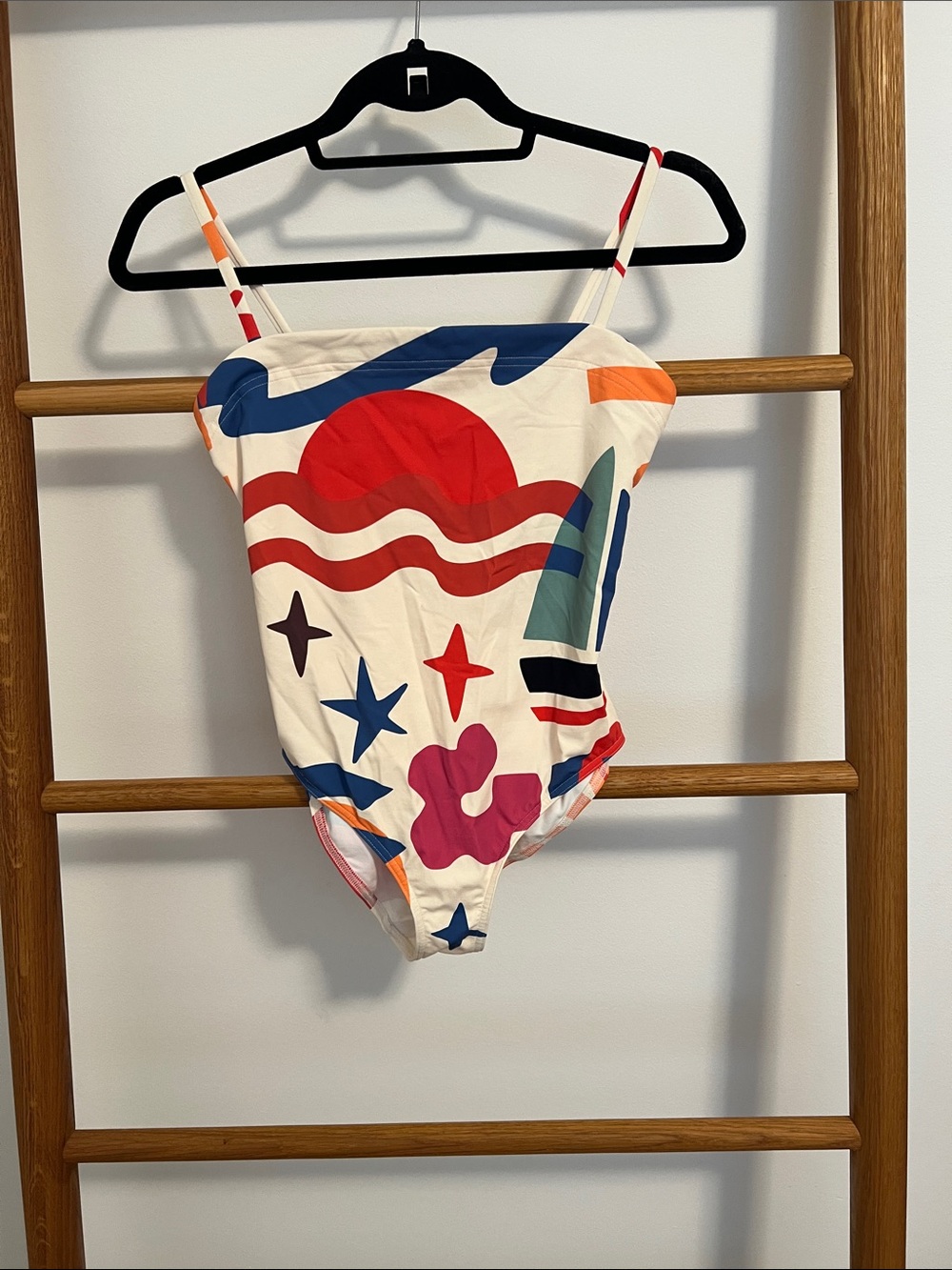 ERES Paris Printed One Piece Swimsuit Abstract Celestial - Size US 10
